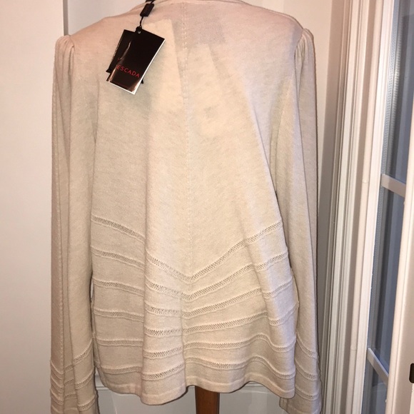 2. NWT  Escada 2 piece cardigan set sz 48/ 16 p2p 20 inches retails 1940.00 - Picture 4 of 9